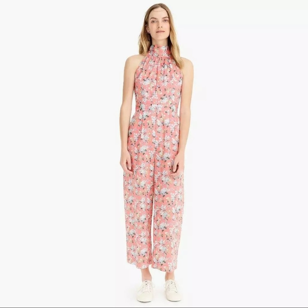 J. Crew Liberty Jumpsuit Halter Neck